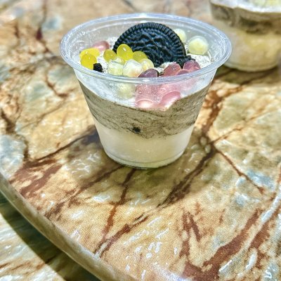 奥利奥雪媚娘起司爆浆杯 Oreo Mochi Cheese Cup