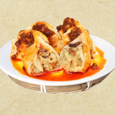 麻辣素饺SPICY VEG DUMPLING
