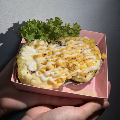 🌽Sweet Corn Cheese Potato 玉米芝士烤土豆