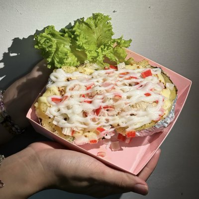 🦀Crabstick Cheese Potato 蟹柳芝士烤土豆