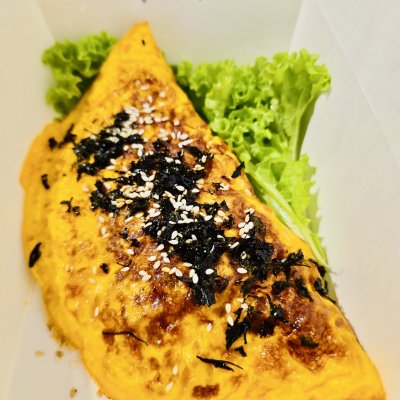 芝士火鸡面蛋饼 Korean Spicy Noodle Omelette