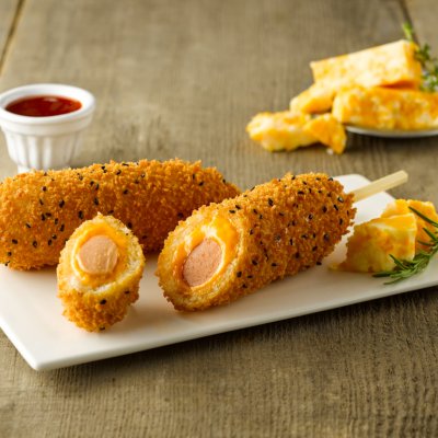 Cheddar Cheese Hot Dog