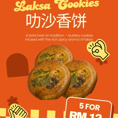 Handcrafted Laksa Cookies
