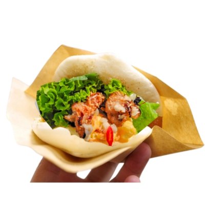 Lemongrass pork mini bao