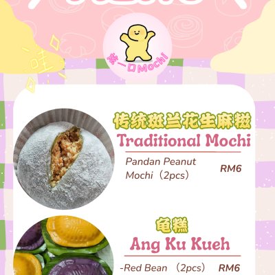 Traditional Mochi & Ang Ku Kueh