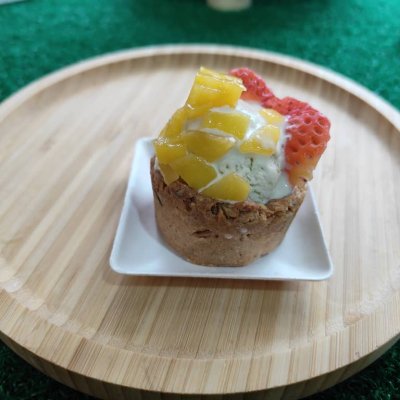 Gula Apong Gelato Granola Tart
