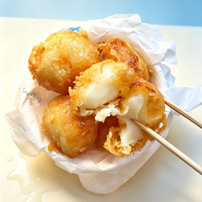 炸鲜奶 fried fresh milk