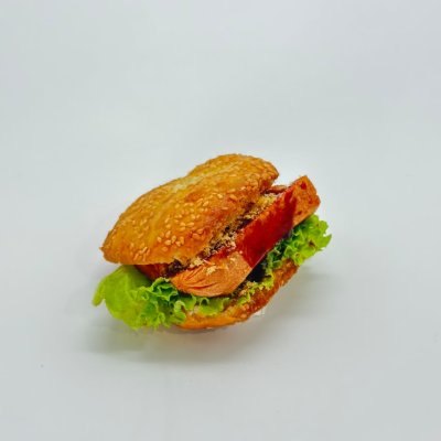 Korean Chicken floss sausage Kompia 韩式鸡肉香肠肉松光饼
