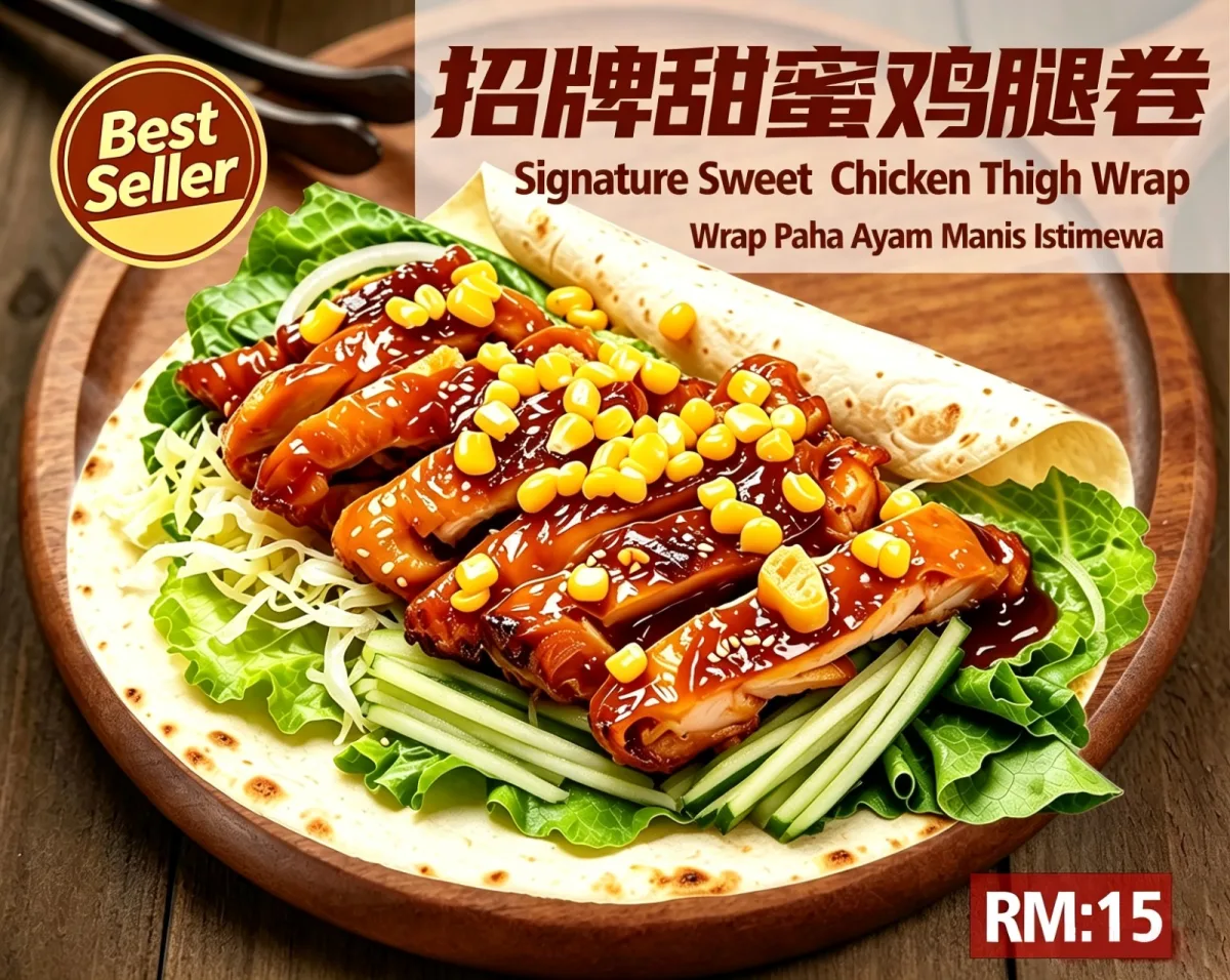 招牌甜蜜鸡腿卷