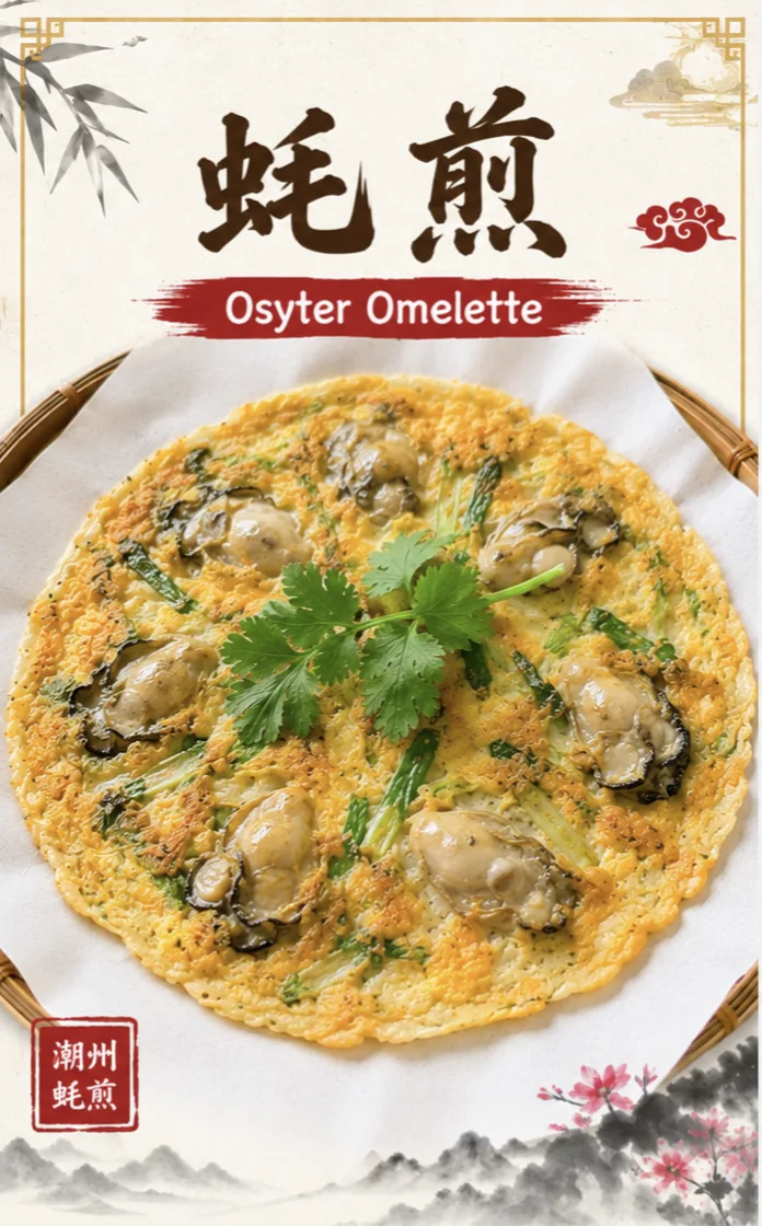 蚝煎 Osyter Omelette