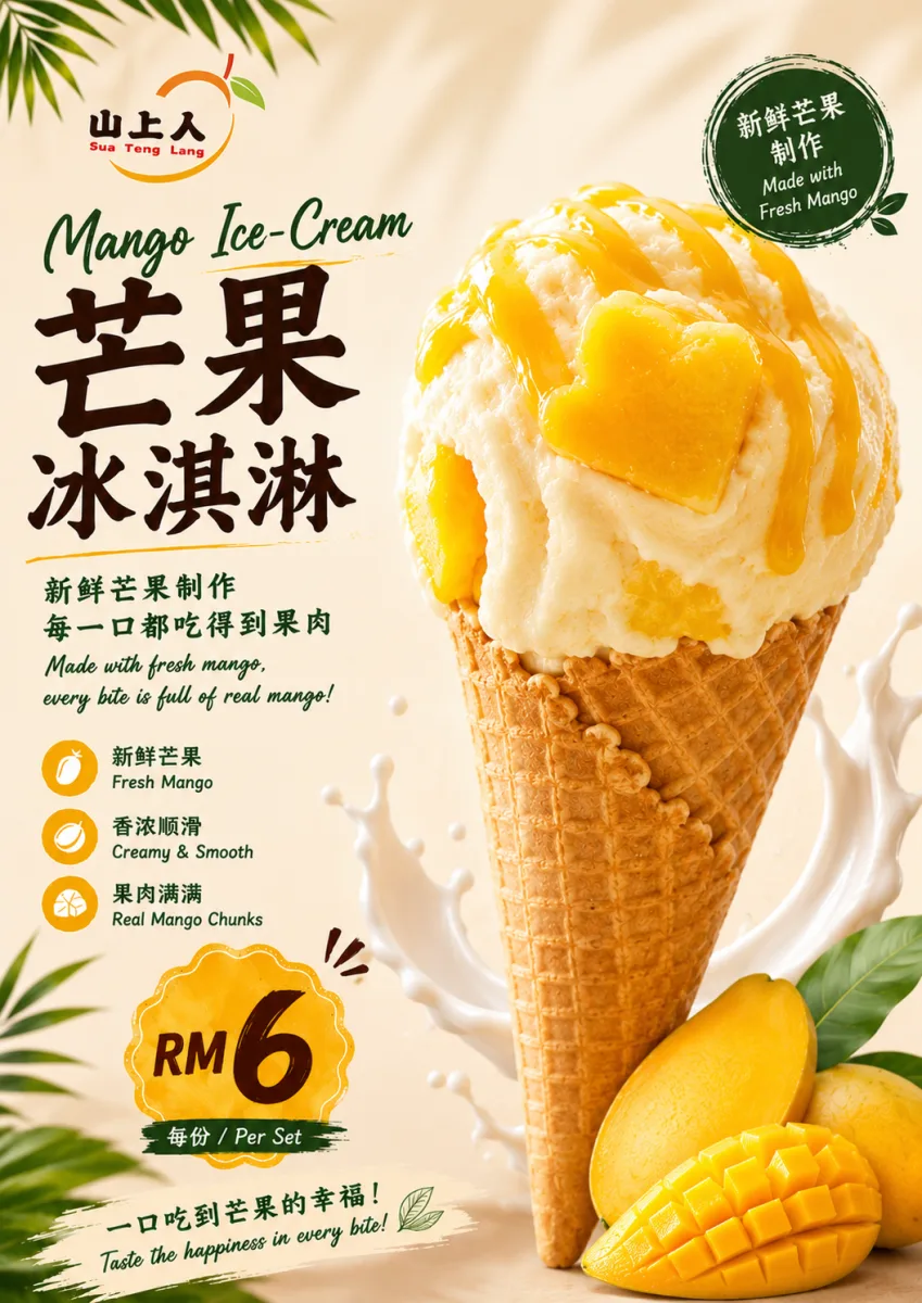 Mango Ice Cream
