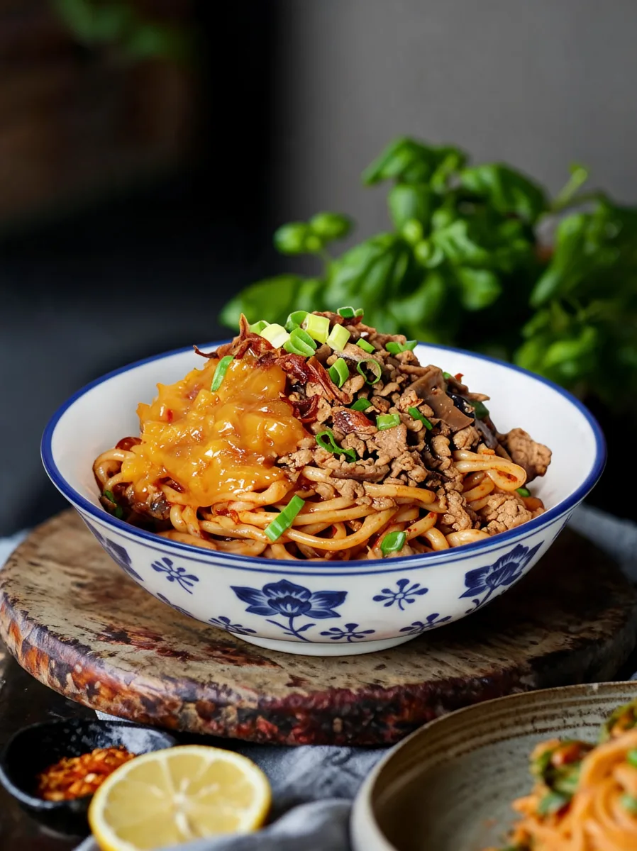 TERUNG ASAM PASTE SPICY NOODLE