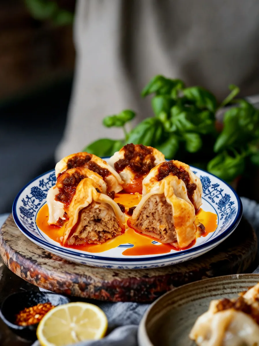 SARAWAK LAKSA CHICKEN DUMPLING(5pc)