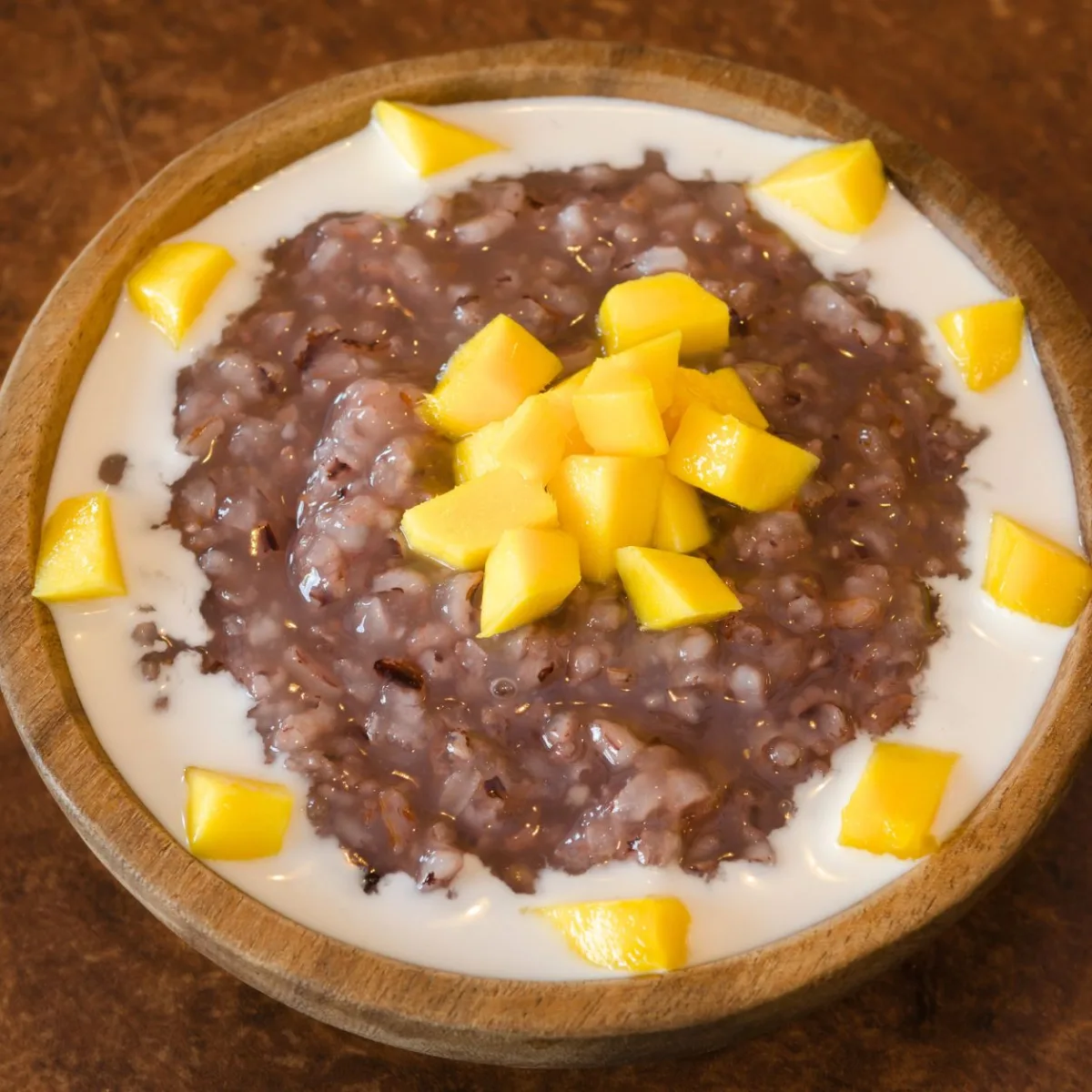 Dessert - Black Sticky Rice with Mango