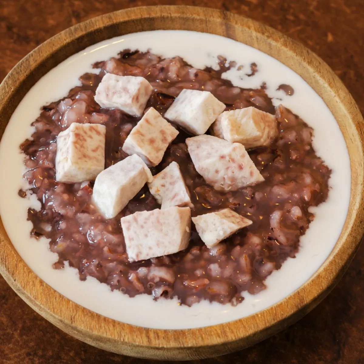 Dessert - Black Sticky Rice with Taro