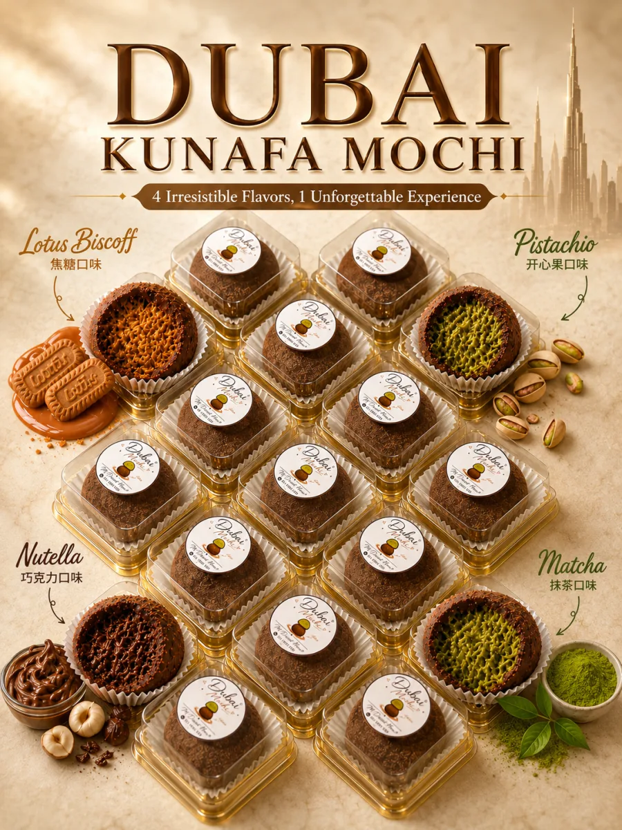 Dubai Kunafa Mochi